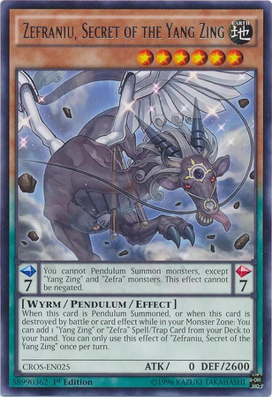 Zefraniu, Secret of the Yang Zing - Unlimited
