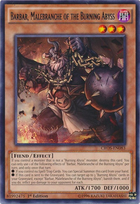 Barbar, Malebranche of the Burning Abyss - 1st Edition