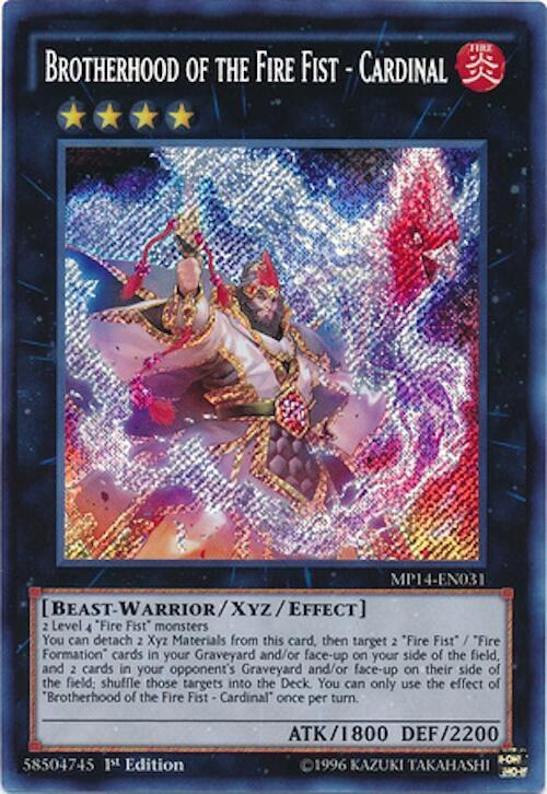 Brotherhood of the Fire Fist - Cardinal - 1st Edition