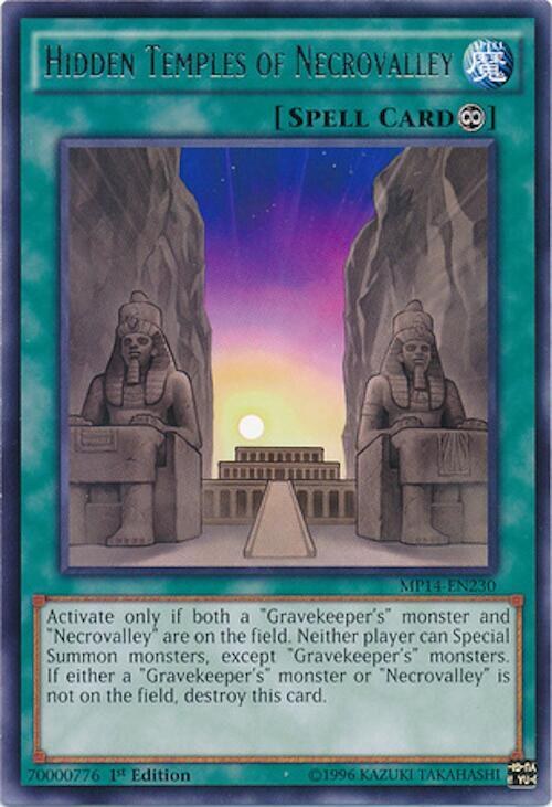 Hidden Temples of Necrovalley - 1st Edition