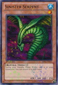 Sinister Serpent - Mosaic Rare First Edition