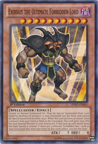 Exodius the Ultimate Forbidden Lord - 1st Edition