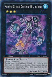 Number 30: Acid Golem of Destruction - 1st Edition