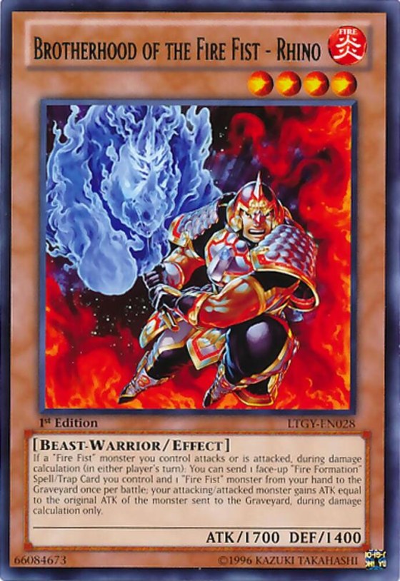 Brotherhood of the Fire Fist - Rhino - 1st Edition