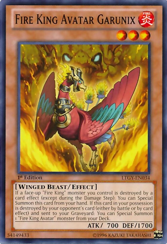 Fire King Avatar Garunix - 1st Edition