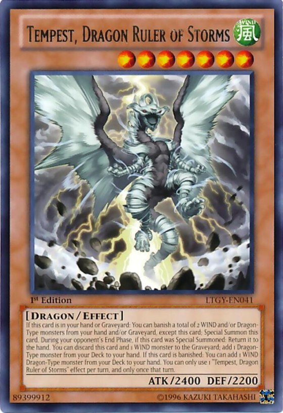 Tempest, Dragon Ruler of Storms - 1st Edition