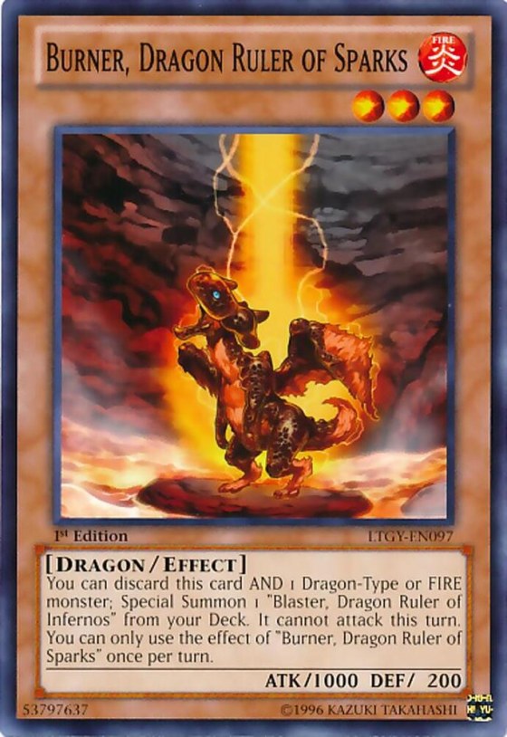 Burner, Dragon Ruler of Sparks - Unlimited