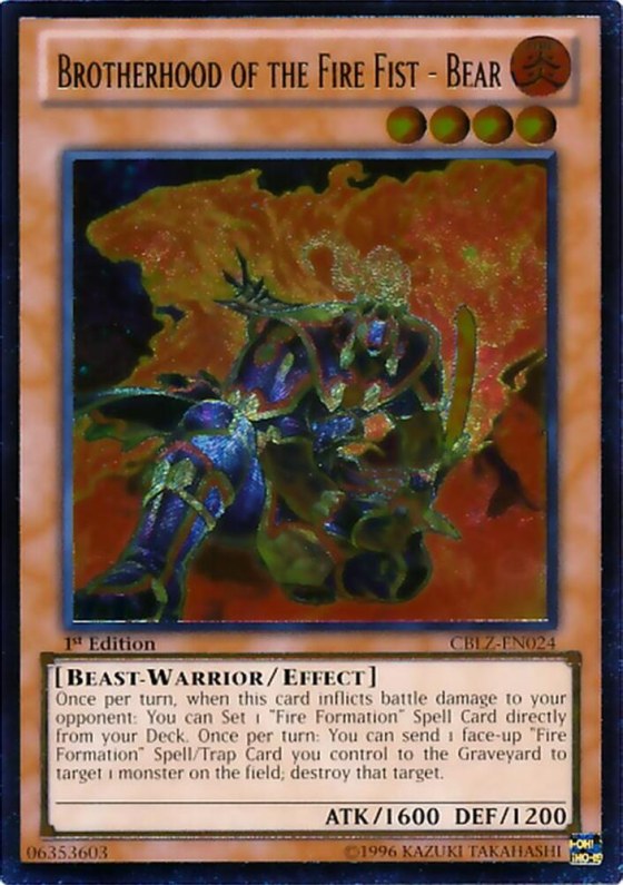 Brotherhood of the Fire Fist - Bear - Utr Unlimited
