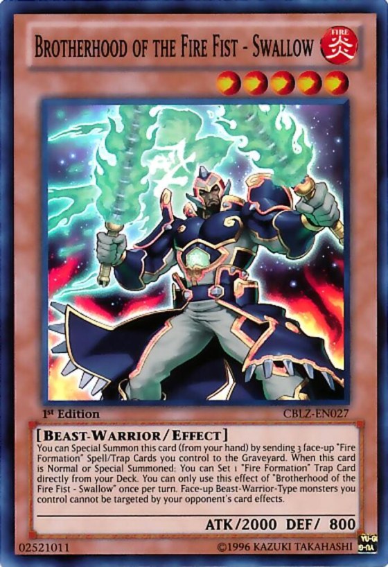 Brotherhood of the Fire Fist - Swallow - 1st Edition