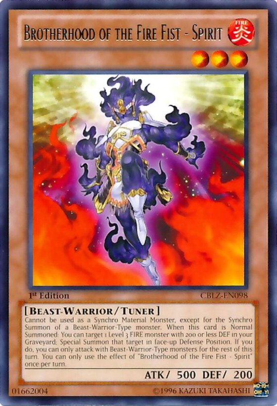Brotherhood of the Fire Fist - Spirit - 1st Edition