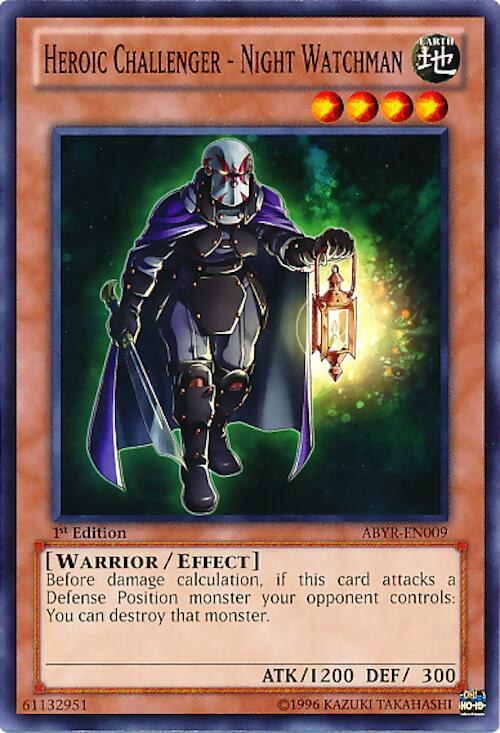 Heroic Challenger - Night Watchman - 1st Edition