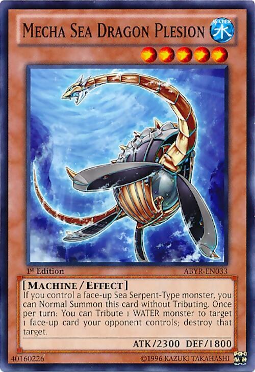Mecha Sea Dragon Plesion - 1st Edition