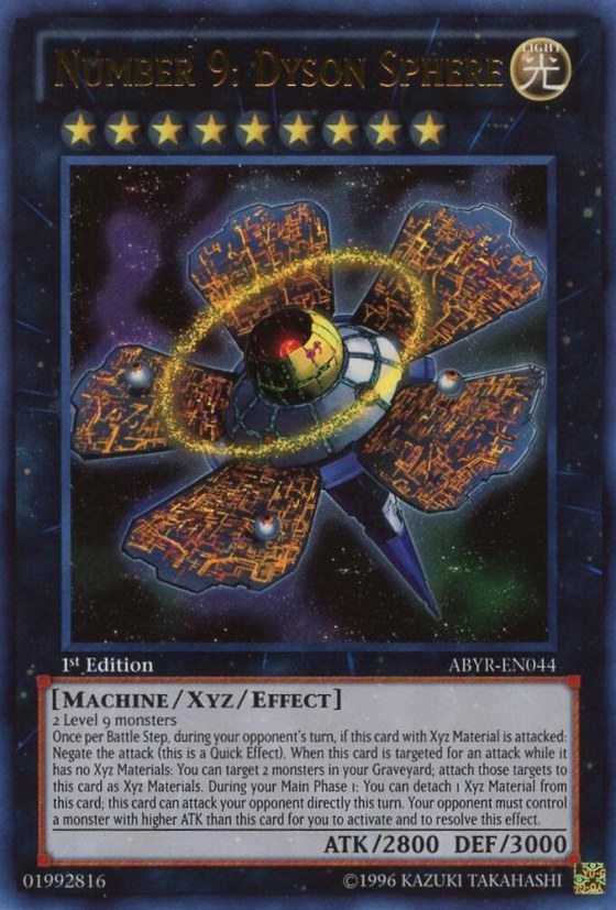Number 9: Dyson Sphere - 1st Edition