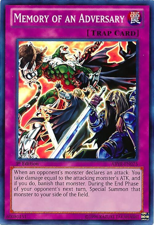 Memory of an Adversary - 1st Edition