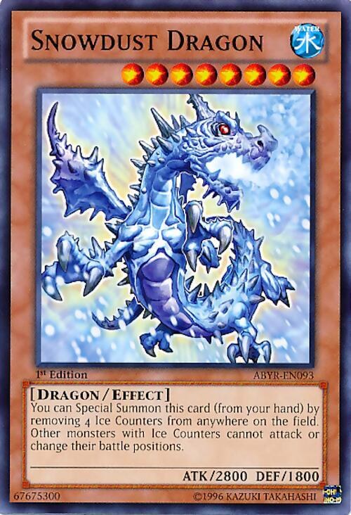 Snowdust Dragon - 1st Edition
