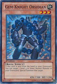 Gem-Knight Obsidian - 1st Edition