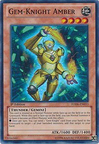 Gem-Knight Amber - 1st Edition