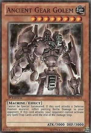 Ancient Gear Golem - Starfoil Unlimited