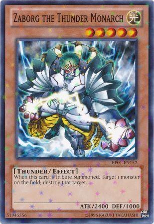 Zaborg the Thunder Monarch - Starfoil First Edition