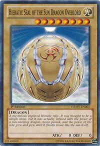 Hieratic Seal of the Sun Dragon Overlord - Unlimited