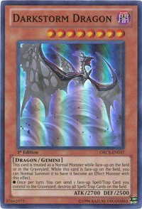Darkstorm Dragon - 1st Edition