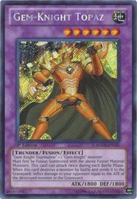 Gem-Knight Topaz - 1st Edition
