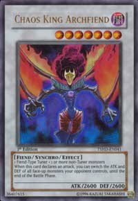 Chaos King Archfiend - 1st Edition