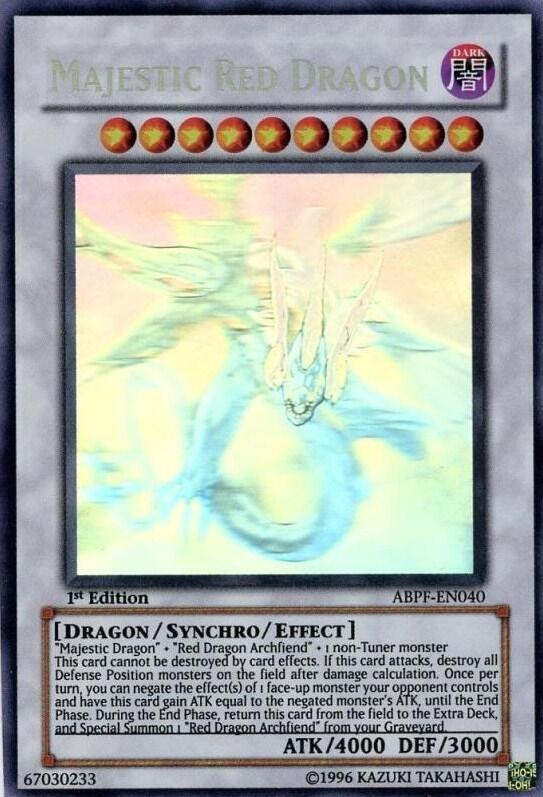 Majestic Red Dragon - Ghost Rare Unlimited