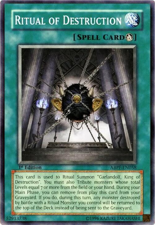 Ritual of Destruction - 1st Edition