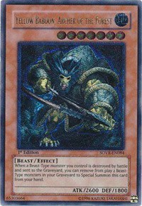 Yellow Baboon, Archer of the Forest - Utr First Edition