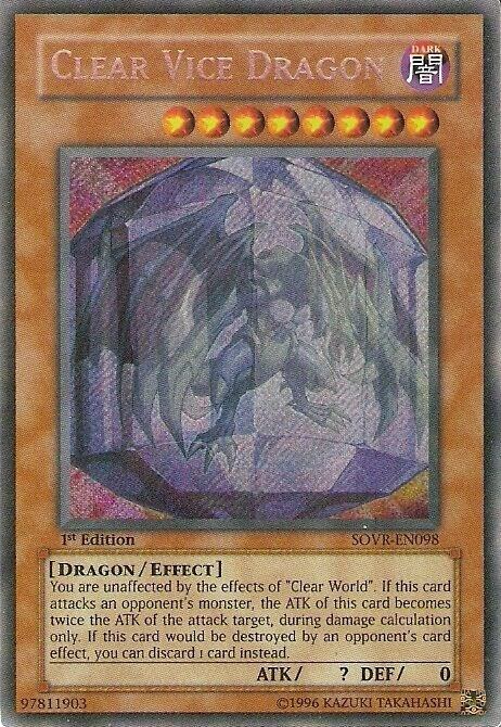 Clear Vice Dragon - 1st Edition