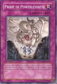 Proof of Powerlessness - 1st Edition