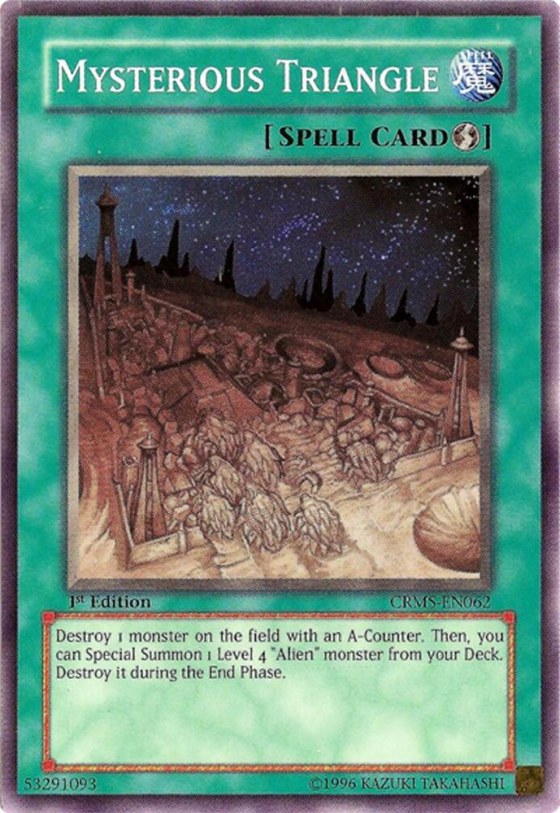 Mysterious Triangle - 1st Edition