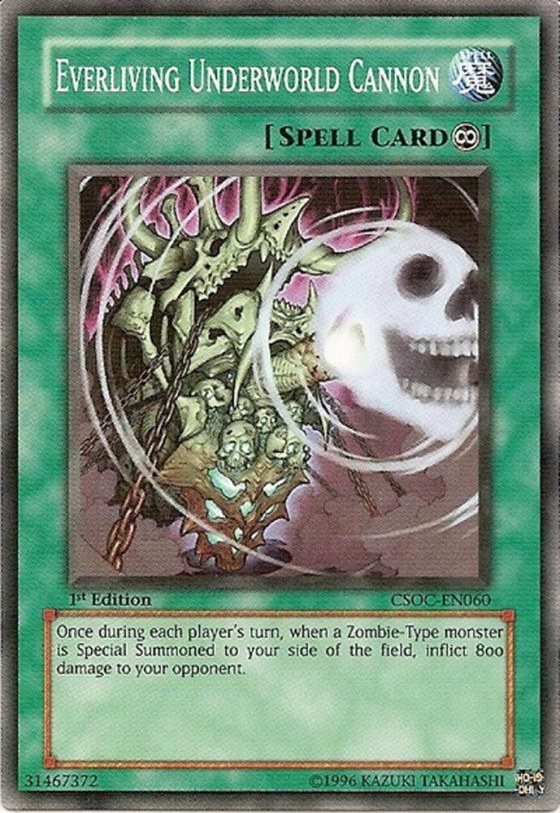 Everliving Underworld Cannon - 1st Edition