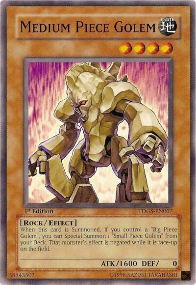 Medium Piece Golem - Unlimited