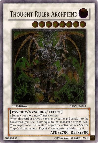 Thought Ruler Archfiend - Utr First Edition