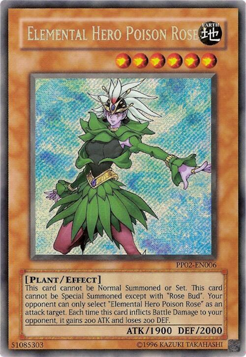 Elemental Hero Poison Rose - Unlimited Secret Rare