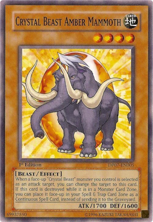 Crystal Beast Amber Mammoth - 1st Edition
