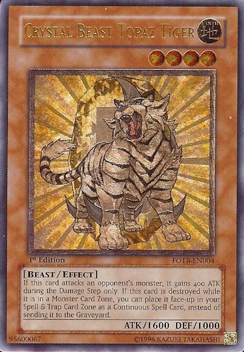 Crystal Beast Topaz Tiger - Utr First Edition