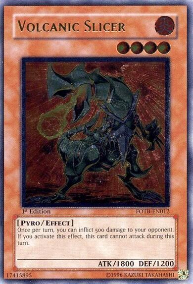 Volcanic Slicer - Utr First Edition