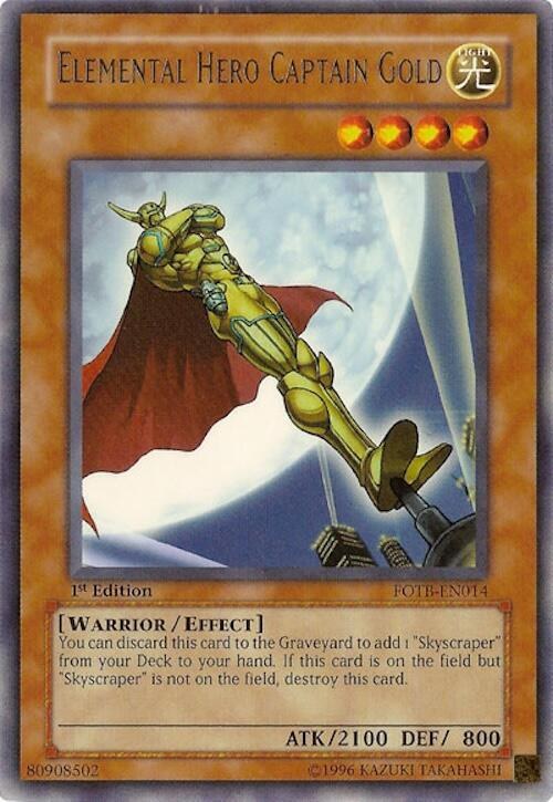 Elemental Hero Captain Gold - Unlimited