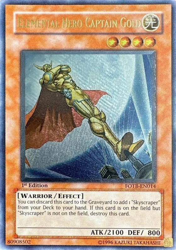 Elemental Hero Captain Gold - Utr Unlimited