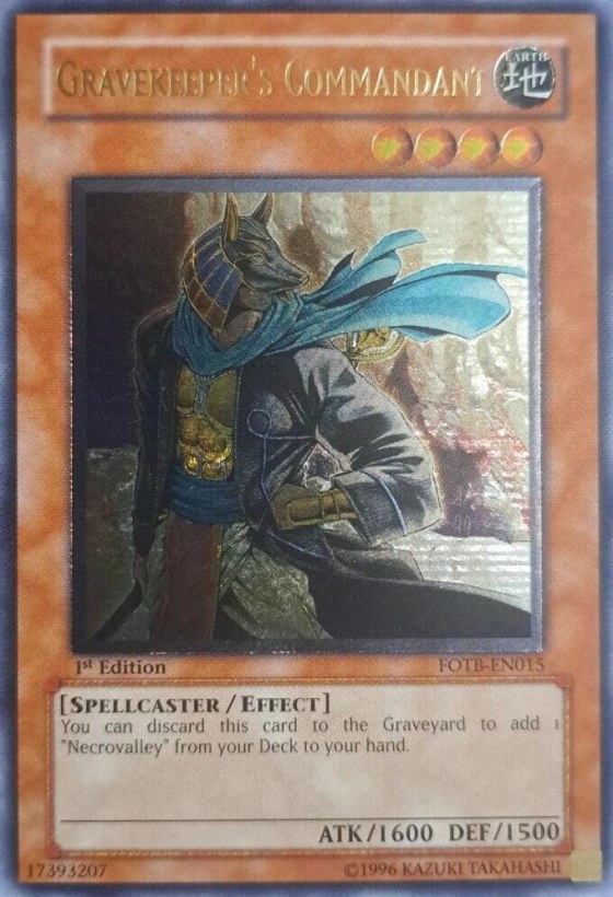 Gravekeeper's Commandant - Utr First Edition