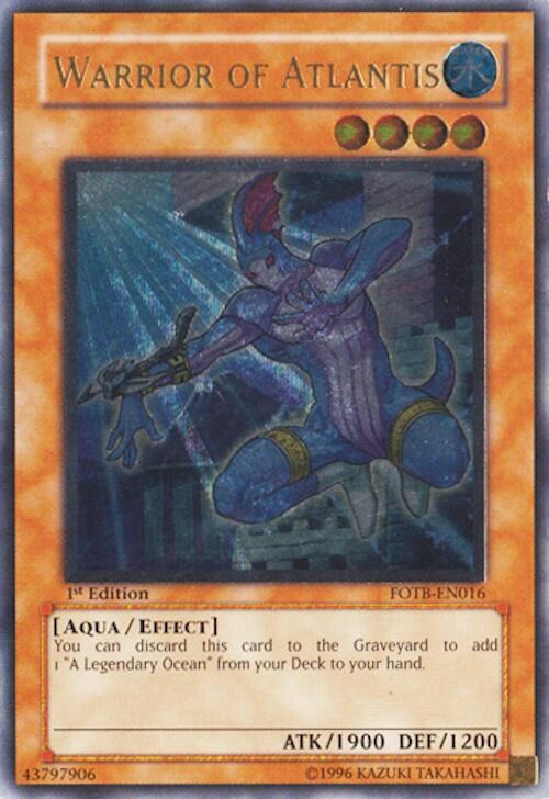 Warrior of Atlantis - Utr First Edition