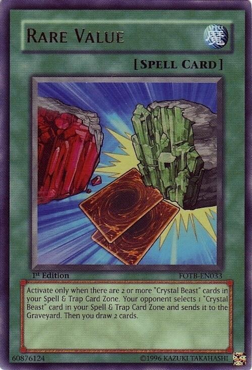Rare Value - 1st Edition