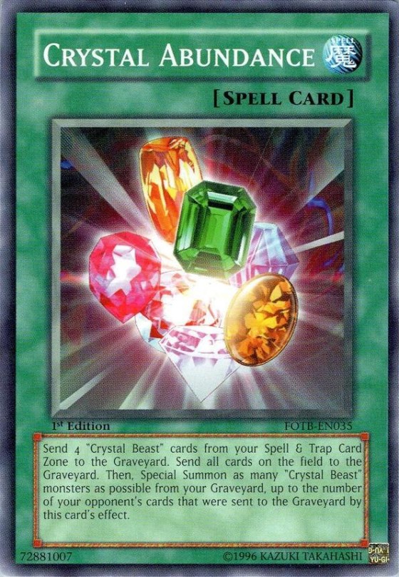 Crystal Abundance - 1st Edition