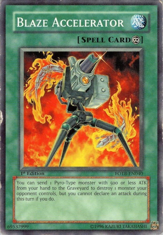 Blaze Accelerator - 1st Edition