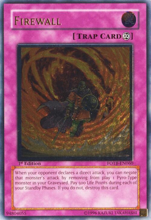 Firewall - Utr First Edition