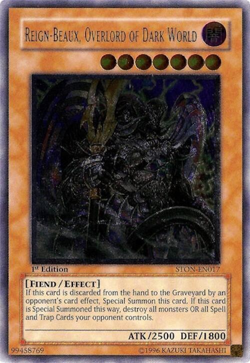 Reign-Beaux, Overlord of Dark World - Utr First Edition