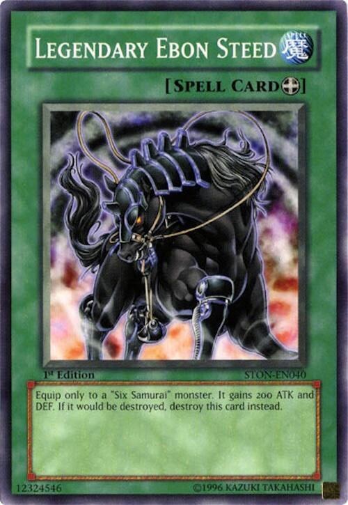 Legendary Ebon Steed - 1st Edition